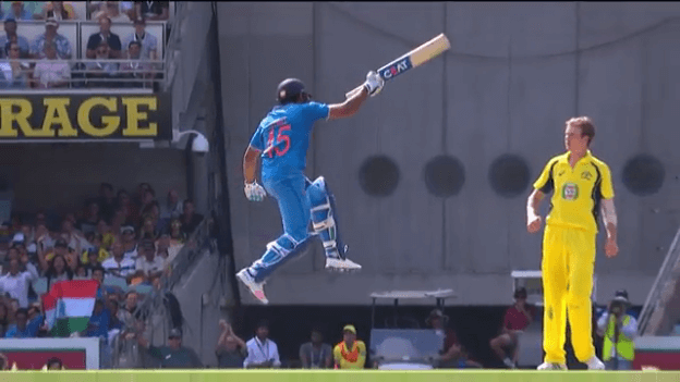 Rohit Sharma hundred 2nd odi australia vs india 2016