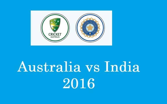australia vs india 2016 schedule