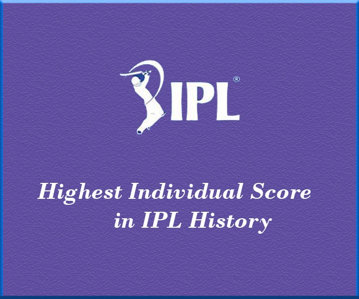 IPL Highest individual score