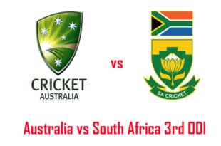 AUS vs SA 3rd ODI