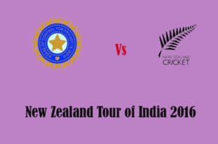India vs New Zealand 2016 series