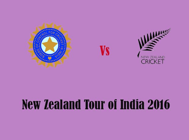 India vs New Zealand 2016 series