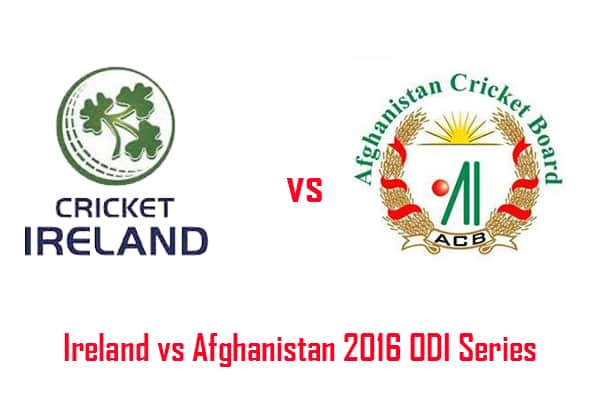 Ireland vs Afghanistan 2016 ODI Series