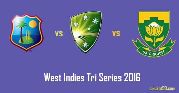 WI vs AUS vs SA 2016 Tri series