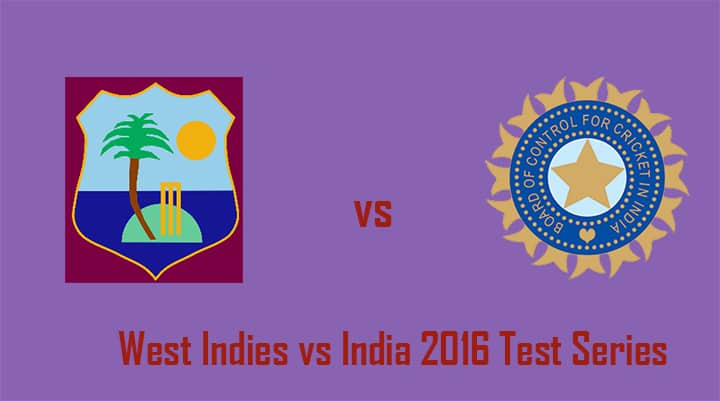 West indies vs India 2016 test series