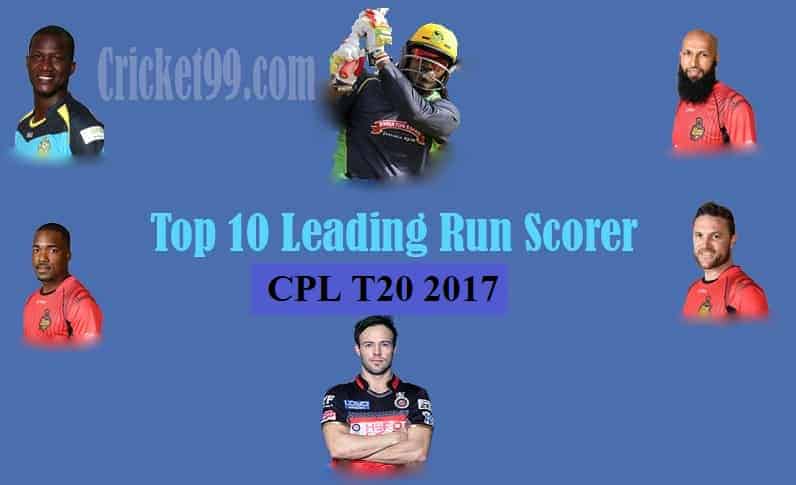 cpl 2017 leading run scorer