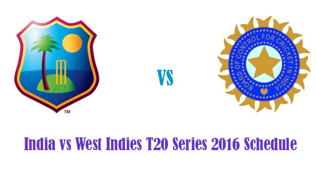 IND vs WI T20 series 2016
