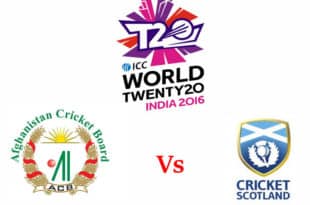 Afghanistan vs Scotland T20 World cup 2016