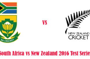 South Africa vs New Zealand 2016 Test Series